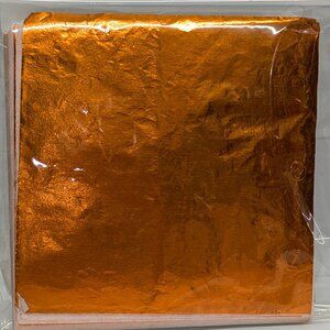 NWT! CK Products Orange Foil Candy Wrappers - 4in x 4in, 125ct